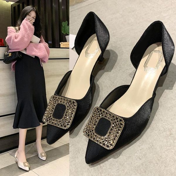 casual heels women's shoes with spikes sandals ladies shallow mouth pumps slip on hollow all-match lace-up latest c dress, Black
casual heels women's shoes with spikes sandals ladies shallow mouth pumps slip on hollow all-match lace-up latest c dress, Black