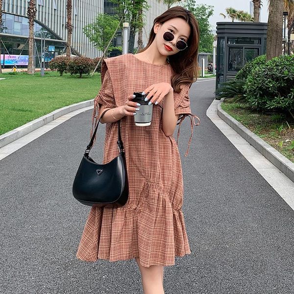 maternity dresses green red summer dress large turn down collar irregular pregnancy plaid preppy style woman cotton linen clothes, White
maternity dresses green red summer dress large turn down collar irregular pregnancy plaid preppy style woman cotton linen clothes, White