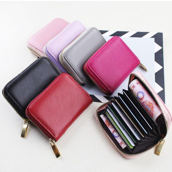 card holders men business holder pu leather women zipper pocket case coin purse mini wallet, Brown;gray
card holders men business holder pu leather women zipper pocket case coin purse mini wallet, Brown;gray