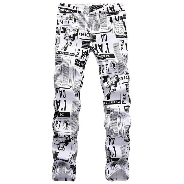 male personality letter printed slim stretch jeans mens painted casual trendy nightclub singer explosive denim trousers men's, Blue
male personality letter printed slim stretch jeans mens painted casual trendy nightclub singer explosive denim trousers men's, Blue