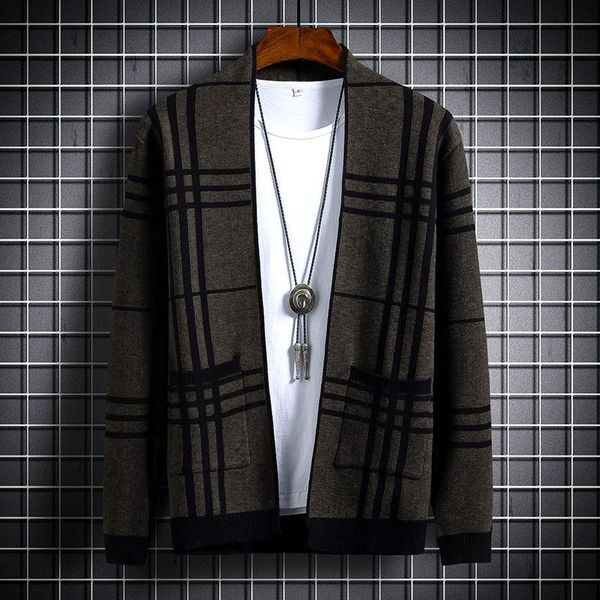 men's sweaters 2021 autumn korean sweater jacquard cardigan long-sleeved round neck, White;black
men's sweaters 2021 autumn korean sweater jacquard cardigan long-sleeved round neck, White;black