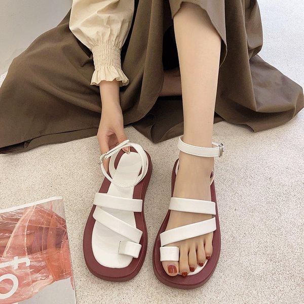 sandals women's gladiator 2021 fashion summer shoes round toe buckle black white flat heel womens tenis feminino
sandals women's gladiator 2021 fashion summer shoes round toe buckle black white flat heel womens tenis feminino
