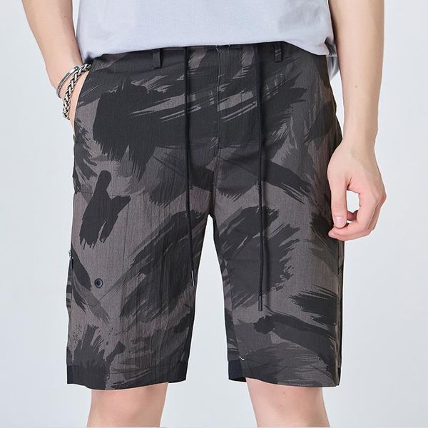 summer men's loose and thin camouflage green five-point pants casual fashion trend gray shorts 28-38, White;black
summer men's loose and thin camouflage green five-point pants casual fashion trend gray shorts 28-38, White;black