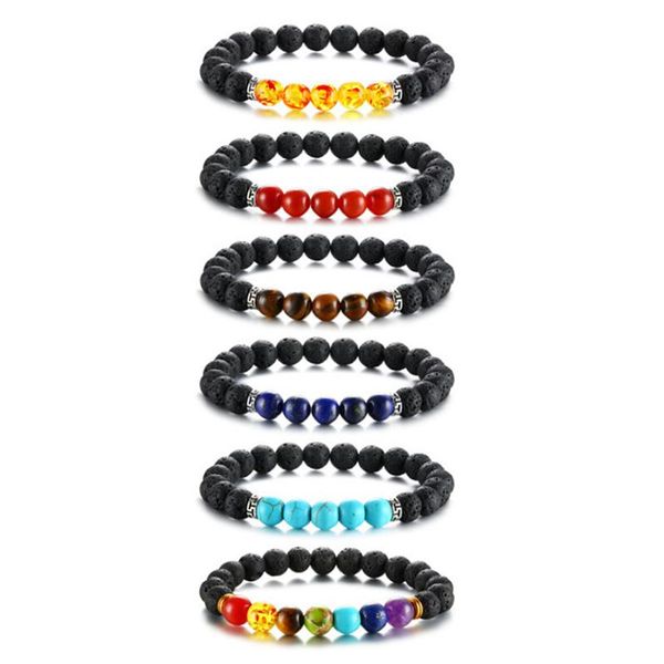 beaded, strands chakra bracelet men black lava healing balance beads reiki buddha prayer natural stone yoga for women casual
beaded, strands chakra bracelet men black lava healing balance beads reiki buddha prayer natural stone yoga for women casual