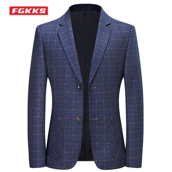 men's suits & blazers fgkks spring autumn casual blazer men pinstripe plaid business suit jacket gentleman costume british style slim f, White;black
men's suits & blazers fgkks spring autumn casual blazer men pinstripe plaid business suit jacket gentleman costume british style slim f, White;black