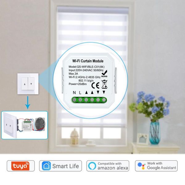 smart home control tuya curtain switch diy roller shutter motor 2.4ghz wifi app timer and schedule voice
smart home control tuya curtain switch diy roller shutter motor 2.4ghz wifi app timer and schedule voice