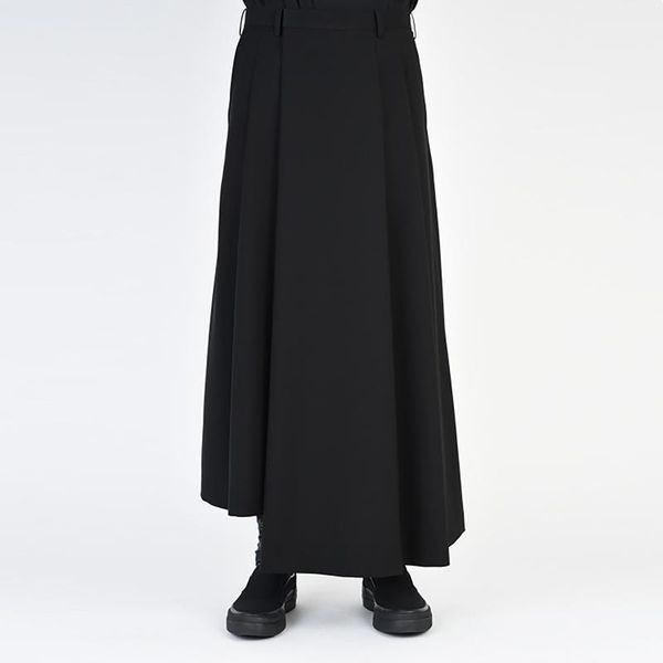 men's pants japanese street style casual fashion simple wide-leg hair stylist personality irregular asymmetric skirt, Black
men's pants japanese street style casual fashion simple wide-leg hair stylist personality irregular asymmetric skirt, Black
