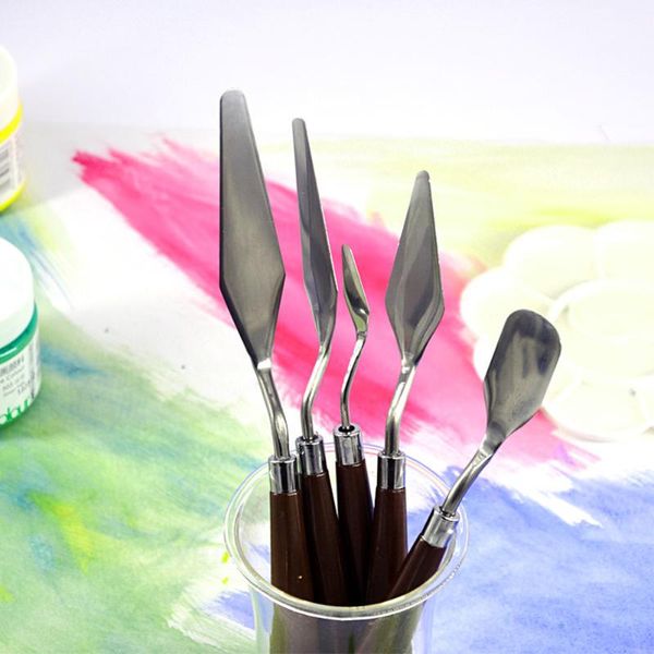 gift sets 5pcs mixing kit scraper palette spatula professional stainless steel fine arts oil painting tool set paint flexible blades
gift sets 5pcs mixing kit scraper palette spatula professional stainless steel fine arts oil painting tool set paint flexible blades