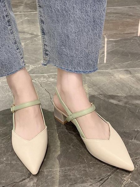 sandals 2021 summer ladies fashion pointed shallow mouth all-match baotou mid-heeled high heels, Black
sandals 2021 summer ladies fashion pointed shallow mouth all-match baotou mid-heeled high heels, Black