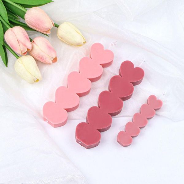 craft tools 3d five-piece love silicone candle mould diy lengthened heart candles ornaments mold baking molds making kit
craft tools 3d five-piece love silicone candle mould diy lengthened heart candles ornaments mold baking molds making kit