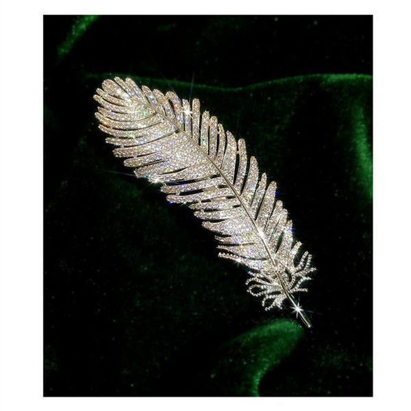 hairpins for hair women s925 silver luxury cubic zirconia leaf feather hairpin side spring clip accessories elegant fine jewelry, Golden;silver
hairpins for hair women s925 silver luxury cubic zirconia leaf feather hairpin side spring clip accessories elegant fine jewelry, Golden;silver