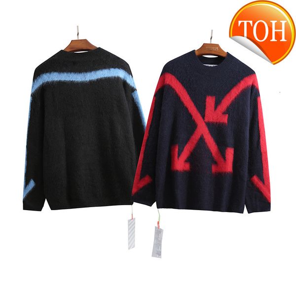 white off indicator style arrstyle mohai maogao street fashion brand men's and women's sweater, Black
white off indicator style arrstyle mohai maogao street fashion brand men's and women's sweater, Black