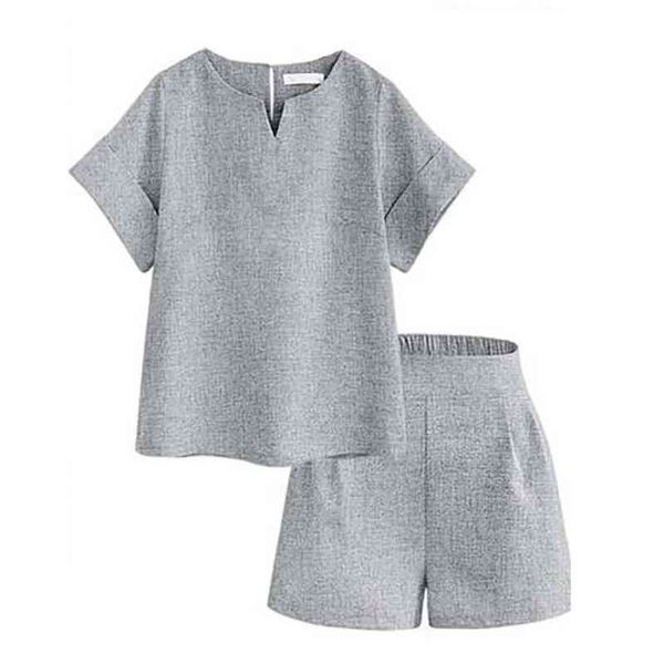 women's t-shirt two-piece summer fashion women shorts t shirt linen large plus size xl-5xl shirt solid +high waist sets for womens #f 1, White
women's t-shirt two-piece summer fashion women shorts t shirt linen large plus size xl-5xl shirt solid +high waist sets for womens #f 1, White
