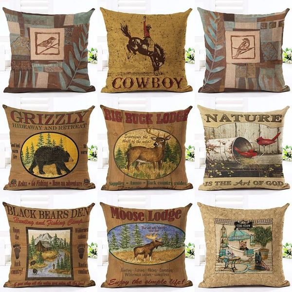vintage animal style pattern cushion cover sofa decorative linen throw pillows case waist pillow cushion/decorative
vintage animal style pattern cushion cover sofa decorative linen throw pillows case waist pillow cushion/decorative