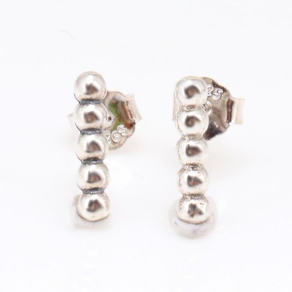 other original 925 sterling silver simple row of polished bead pan earring for women wedding party jewelry, Golden;silver
other original 925 sterling silver simple row of polished bead pan earring for women wedding party jewelry, Golden;silver