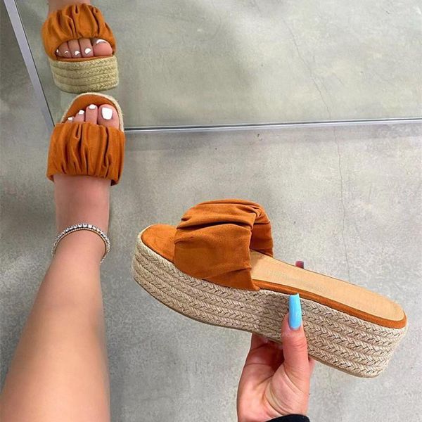 slippers large-size straw woven rope women 2021 summer one-word drag color ruffled thick-soled, Black
slippers large-size straw woven rope women 2021 summer one-word drag color ruffled thick-soled, Black