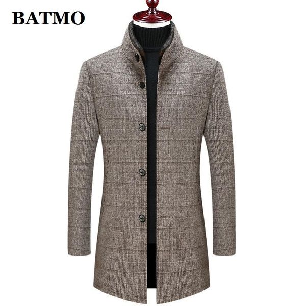 men's wool & blends batmo 2021 arrival autumn&winter plaid trench coat men,mens overcoat ,plus-size m-4xl a831, Black
men's wool & blends batmo 2021 arrival autumn&winter plaid trench coat men,mens overcoat ,plus-size m-4xl a831, Black