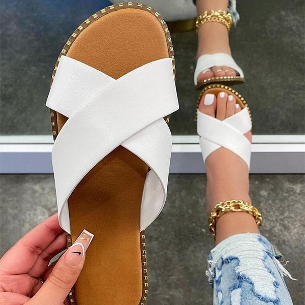 slippers 2021 women crystal transparent cross tied female summer casual open toe slides ladies fashion comfort flat big size, Black
slippers 2021 women crystal transparent cross tied female summer casual open toe slides ladies fashion comfort flat big size, Black