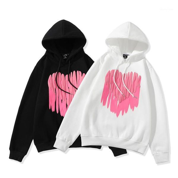 men's hoodies & sweatshirts japanese foam print autumn and winter hooded plush sweater men fashion brand loose couple casual hoodie str, Black
men's hoodies & sweatshirts japanese foam print autumn and winter hooded plush sweater men fashion brand loose couple casual hoodie str, Black