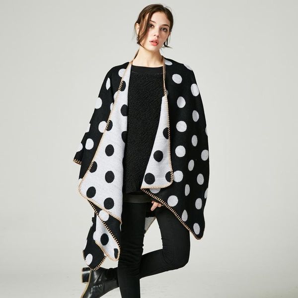 scarves european street trend lengthened thickened split autumn winter office travel air conditioning large dot shawl cloak bufanda, Blue;gray
scarves european street trend lengthened thickened split autumn winter office travel air conditioning large dot shawl cloak bufanda, Blue;gray