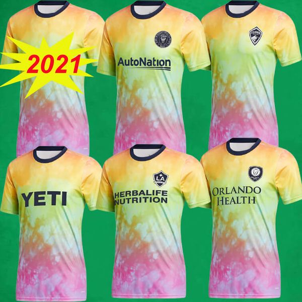 21/22 mls love unites soccer jerseys la galaxy 2021 pride pre-match orlando new york red football shirts men's outdoor sports uniforms, Black;yellow
21/22 mls love unites soccer jerseys la galaxy 2021 pride pre-match orlando new york red football shirts men's outdoor sports uniforms, Black;yellow