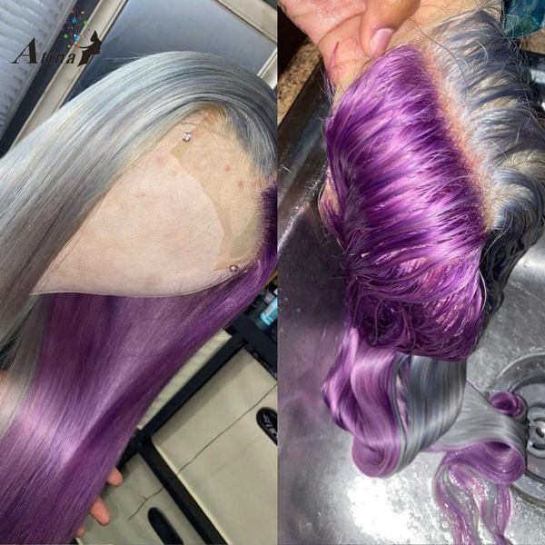 lace wigs grey purple colored transparent hd frontal wig full ombre straight 30 inch front human hair 250 preplucked atina, Black;brown
lace wigs grey purple colored transparent hd frontal wig full ombre straight 30 inch front human hair 250 preplucked atina, Black;brown