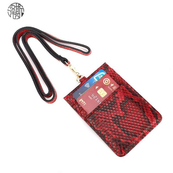 card holders zenos pu leather holder multi-purpose id badge snake pattern detachable lanyard strap name cards cover, Brown;gray
card holders zenos pu leather holder multi-purpose id badge snake pattern detachable lanyard strap name cards cover, Brown;gray