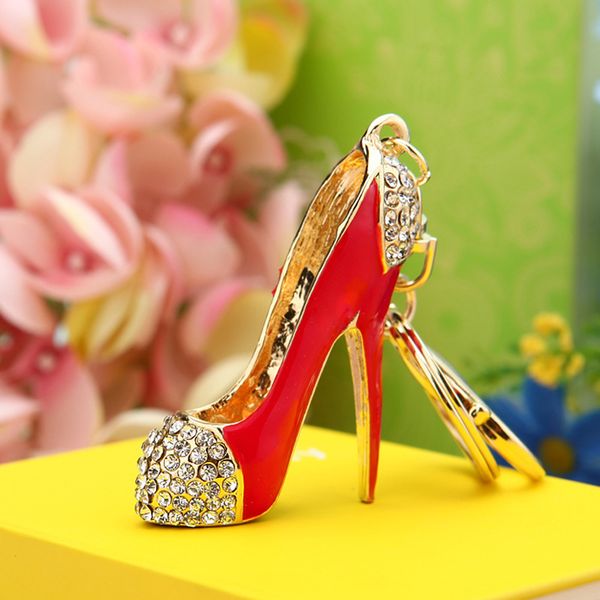 high heels keychain series car keychain female metal rhinestone three-dimensional creative bag pendant key ring gift, Slivery;golden
high heels keychain series car keychain female metal rhinestone three-dimensional creative bag pendant key ring gift, Slivery;golden