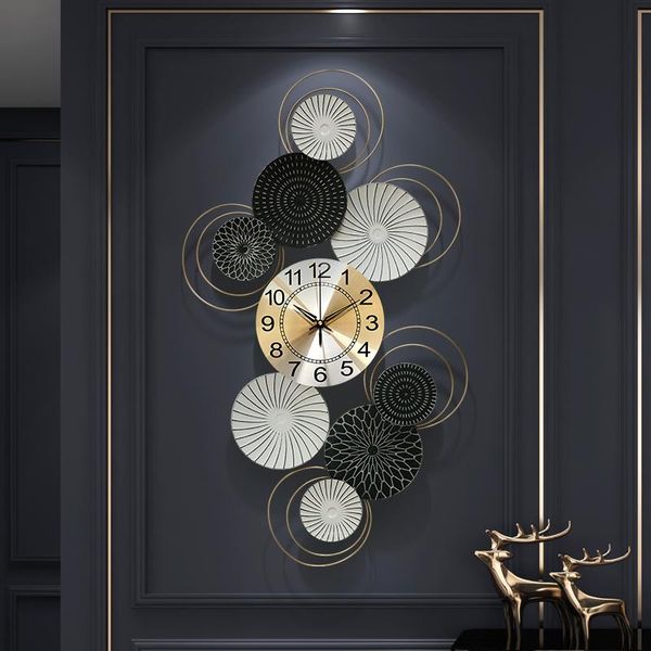 large luxury creative wall clock modern design living room simple relogio de parede home decoration clocks
large luxury creative wall clock modern design living room simple relogio de parede home decoration clocks