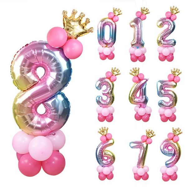 party decoration happy birthday 0 1 2 3 4 5 6 7 8 9 rose gold number foil balloon digital helium balloons wedding decor
party decoration happy birthday 0 1 2 3 4 5 6 7 8 9 rose gold number foil balloon digital helium balloons wedding decor