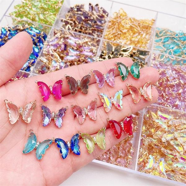charms 5pcs luxury shiny crystal butterfly charm colorful sweet cute necklace pendant for women's diy jewelry making supplies, Bronze;silver
charms 5pcs luxury shiny crystal butterfly charm colorful sweet cute necklace pendant for women's diy jewelry making supplies, Bronze;silver