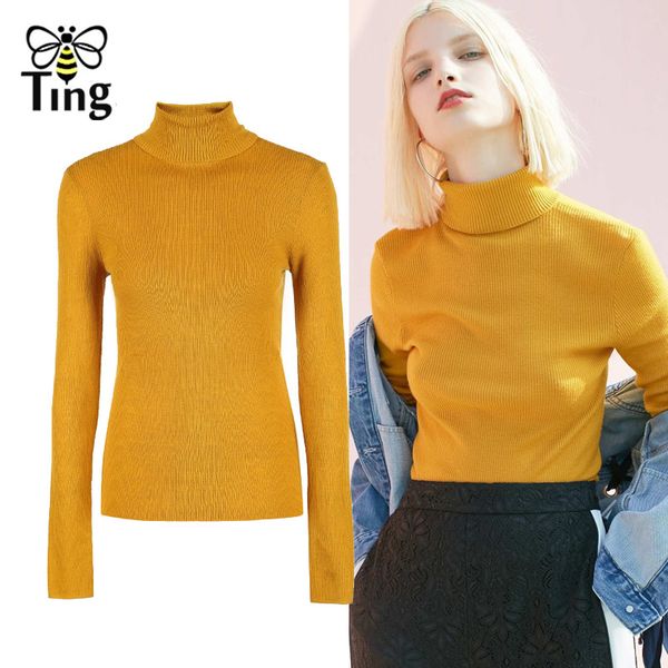autumn winter basic candy color knitting sweater pullovers turtleneck skinny knitted female sweaters strentchy 210513, White;black
autumn winter basic candy color knitting sweater pullovers turtleneck skinny knitted female sweaters strentchy 210513, White;black