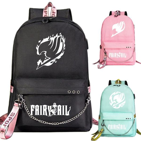 backpack cartoon cute fairy tail prints boys girls kids school bag women usb chain canvas men bagpack packsack bookbag
backpack cartoon cute fairy tail prints boys girls kids school bag women usb chain canvas men bagpack packsack bookbag