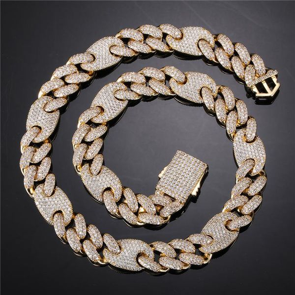 chains hip hop 3 row cz stone bling iced out 15mm coffee beans round cuban link chain necklace for men rapper jewelry, Silver
chains hip hop 3 row cz stone bling iced out 15mm coffee beans round cuban link chain necklace for men rapper jewelry, Silver