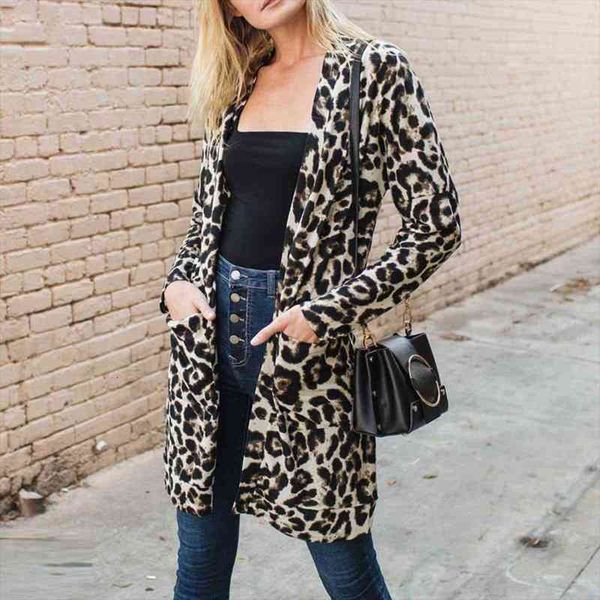 Fashion Autumn Winter Women Open Sweaters Front Cardigan Leopard Printed Casual Long Sleeves Pocket Kimono Smock Loose Coat Outerwear G3, White;black
Fashion Autumn Winter Women Open Sweaters Front Cardigan Leopard Printed Casual Long Sleeves Pocket Kimono Smock Loose Coat Outerwear G3, White;black
