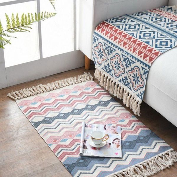 carpets decorative floor mat cotton thread woven retro bohemian style long rug linen carpet bedside geometric
carpets decorative floor mat cotton thread woven retro bohemian style long rug linen carpet bedside geometric
