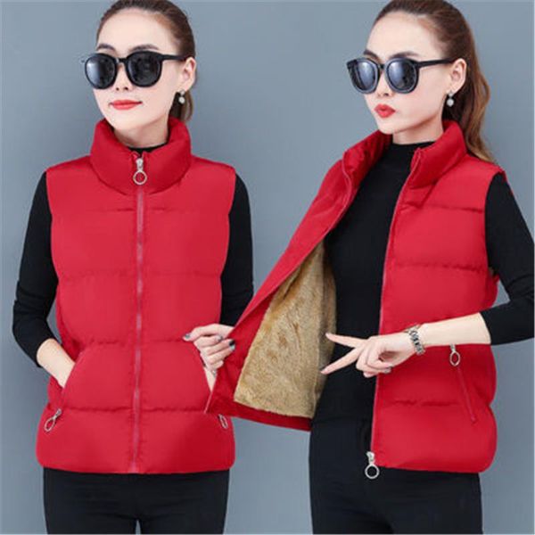women's vests autumn winter loose sleeveless jacket vest woman snow wear 2021 korean fashion down cotton, Black;white
women's vests autumn winter loose sleeveless jacket vest woman snow wear 2021 korean fashion down cotton, Black;white
