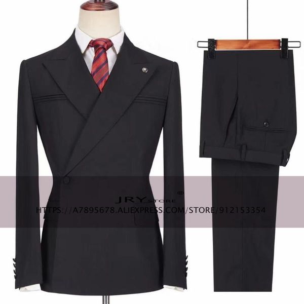 men's suits & blazers suit 2 piece lapel wedding groom tuxedo business slim fit blazer men jacket + pants, White;black
men's suits & blazers suit 2 piece lapel wedding groom tuxedo business slim fit blazer men jacket + pants, White;black