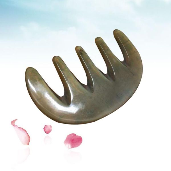 hair brushes ox horn scrapping comb five-tooth shampoo skin care tool acupoint board (mixed color), Silver
hair brushes ox horn scrapping comb five-tooth shampoo skin care tool acupoint board (mixed color), Silver