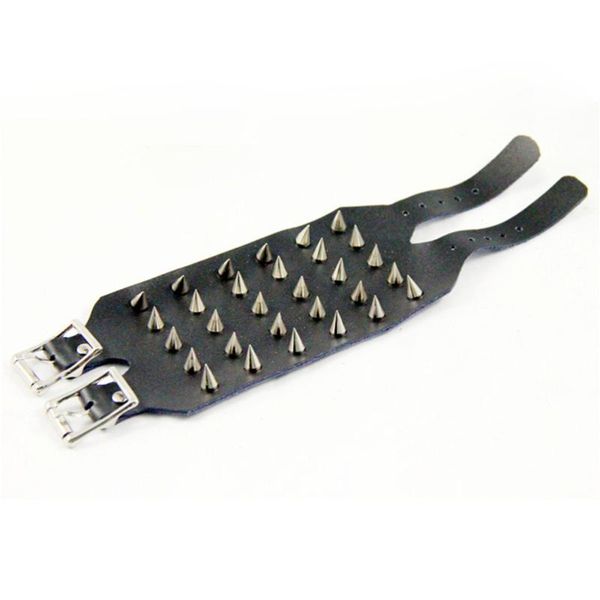 style punk brass studded leather wrist strap bracelet jewelry for decoration use (black) charm bracelets, Golden;silver
style punk brass studded leather wrist strap bracelet jewelry for decoration use (black) charm bracelets, Golden;silver