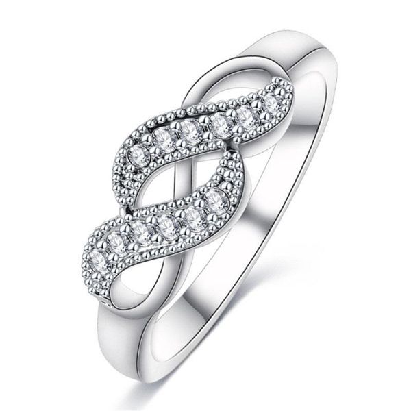 wedding rings fashion double spiral ladies ring jewelry copper rhinestone hand female simple zircon silver color for women, Slivery;golden
wedding rings fashion double spiral ladies ring jewelry copper rhinestone hand female simple zircon silver color for women, Slivery;golden