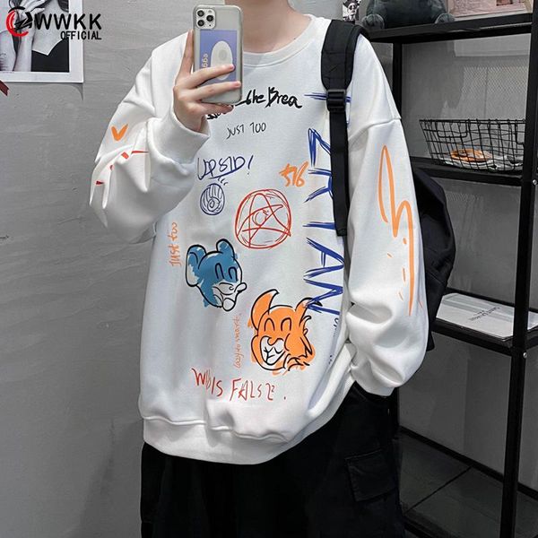 men's japanese style anime graffiti sweatshirts casual oversize woman fashion hoodies streetwear couple clothing &, Black
men's japanese style anime graffiti sweatshirts casual oversize woman fashion hoodies streetwear couple clothing &, Black