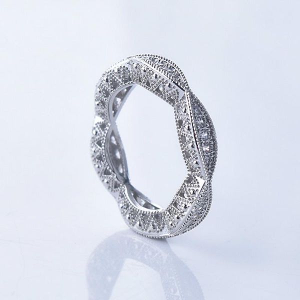cluster rings 925 vintage thai silver round hollow full diamond white zircon ring for women engagement wedding party gift jewelry, Golden;silver
cluster rings 925 vintage thai silver round hollow full diamond white zircon ring for women engagement wedding party gift jewelry, Golden;silver