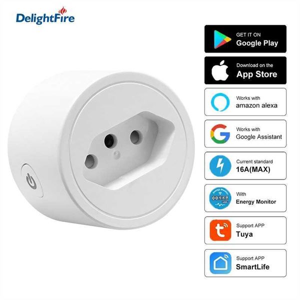 brazil socket wifi plug with tuya smartlife power timer voice control 16a surge protector work for alexa google home
brazil socket wifi plug with tuya smartlife power timer voice control 16a surge protector work for alexa google home