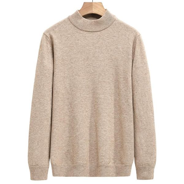 men's sweaters winter 2021 high end autum fashion brand half turtle neck knitted pullover man sweater men woolen casual jumper clothes, White;black
men's sweaters winter 2021 high end autum fashion brand half turtle neck knitted pullover man sweater men woolen casual jumper clothes, White;black