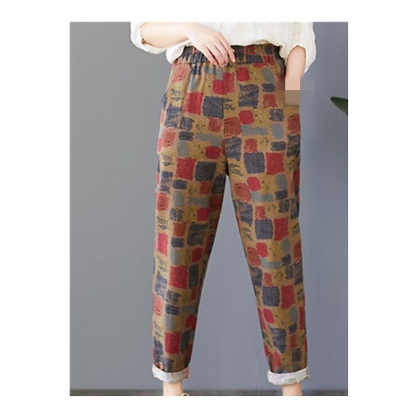 women's pants & capris spring and summer big size literary casual loose cotton linen print waist harlan, Black;white
women's pants & capris spring and summer big size literary casual loose cotton linen print waist harlan, Black;white