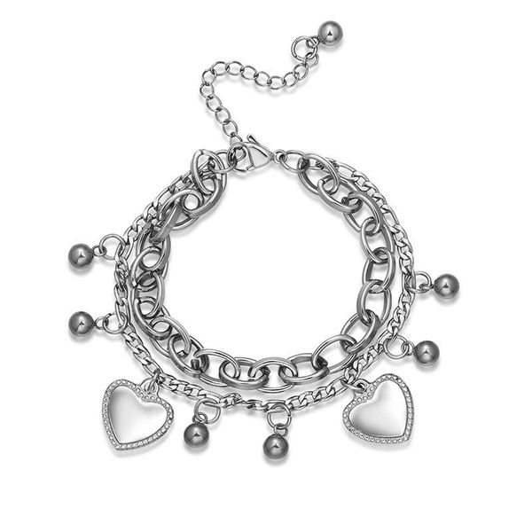 charm bracelets hip hop sweet heart double layer bracelet trendy street accessories igirl harajuku style romantic gift to friends, Golden;silver
charm bracelets hip hop sweet heart double layer bracelet trendy street accessories igirl harajuku style romantic gift to friends, Golden;silver