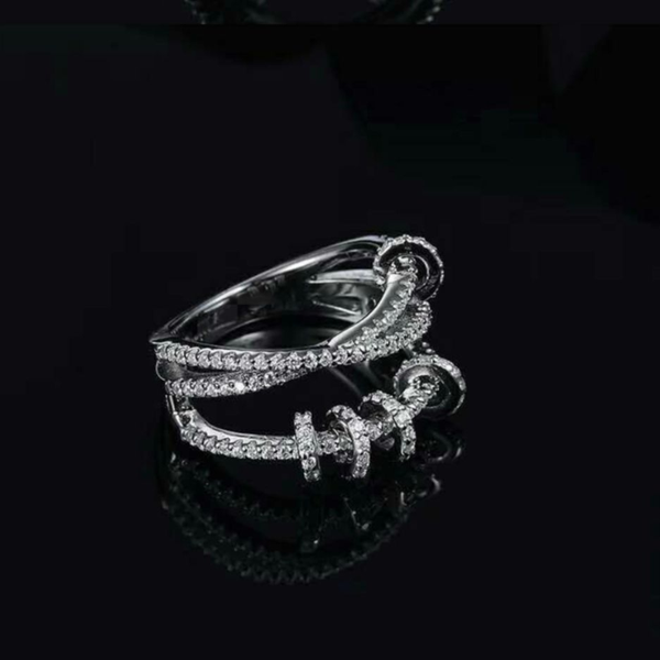 wedding rings lucky small circle multi-layer ring inlaid crystal zircon fashion temperament women classic cross silver color jewelry, Slivery;golden
wedding rings lucky small circle multi-layer ring inlaid crystal zircon fashion temperament women classic cross silver color jewelry, Slivery;golden