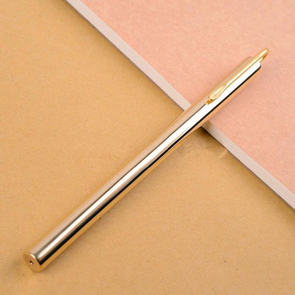 gel pens 1pc brass metal pen 0.5mm black ink marker stationery store school office supplies business gift
gel pens 1pc brass metal pen 0.5mm black ink marker stationery store school office supplies business gift