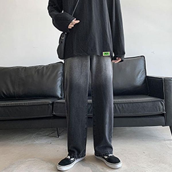 men's jeans spring and autumn trend all-match gradient falling straight pants korean style loose wide leg fashion, Blue
men's jeans spring and autumn trend all-match gradient falling straight pants korean style loose wide leg fashion, Blue